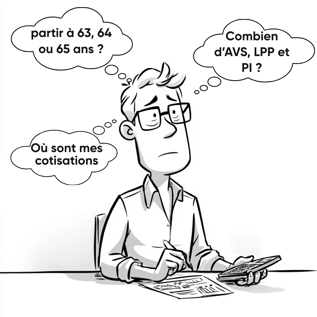 Calendrier de préparation au départ à la retraite AVS